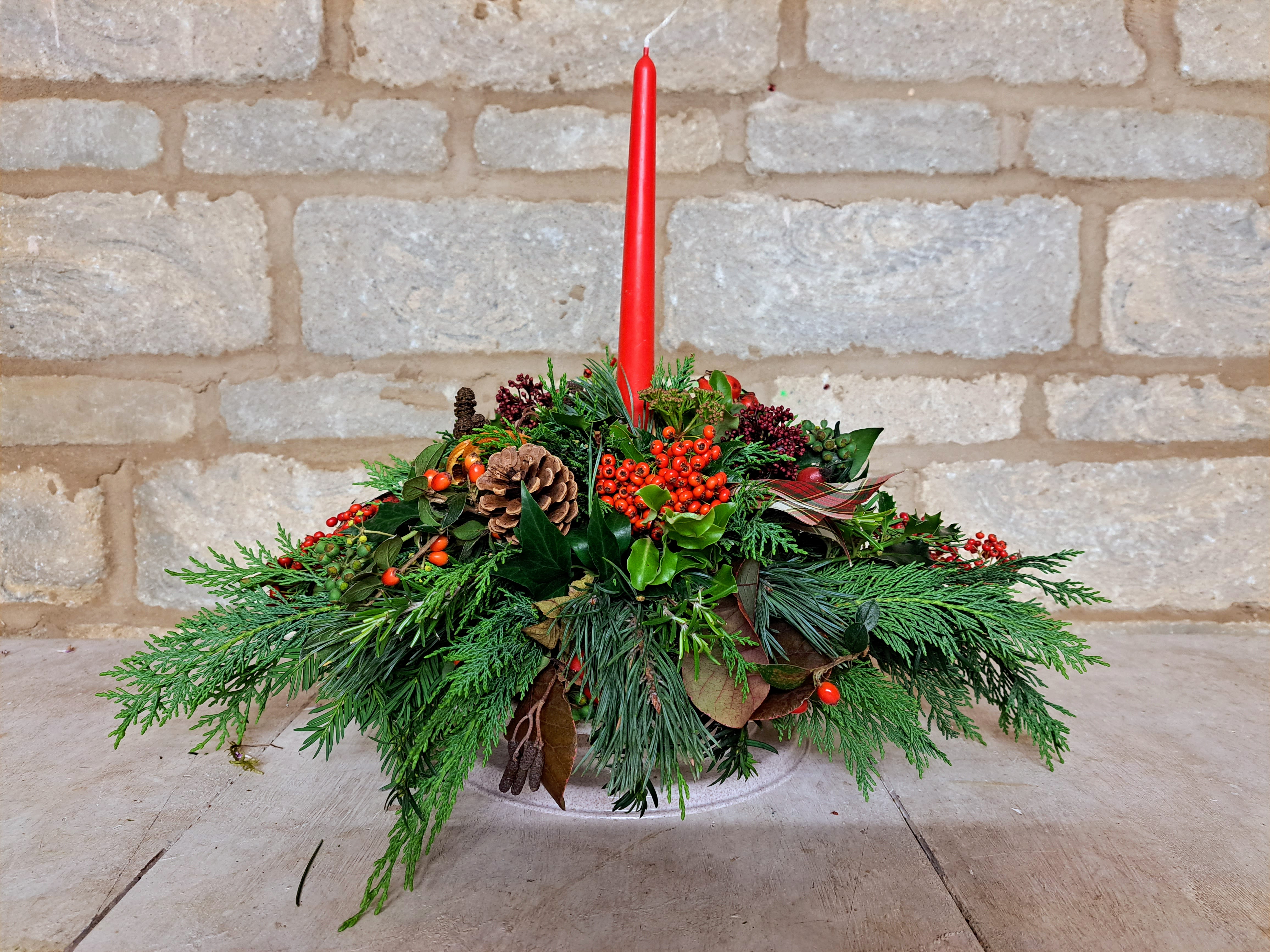 Christmas Table Centre Piece Workshop