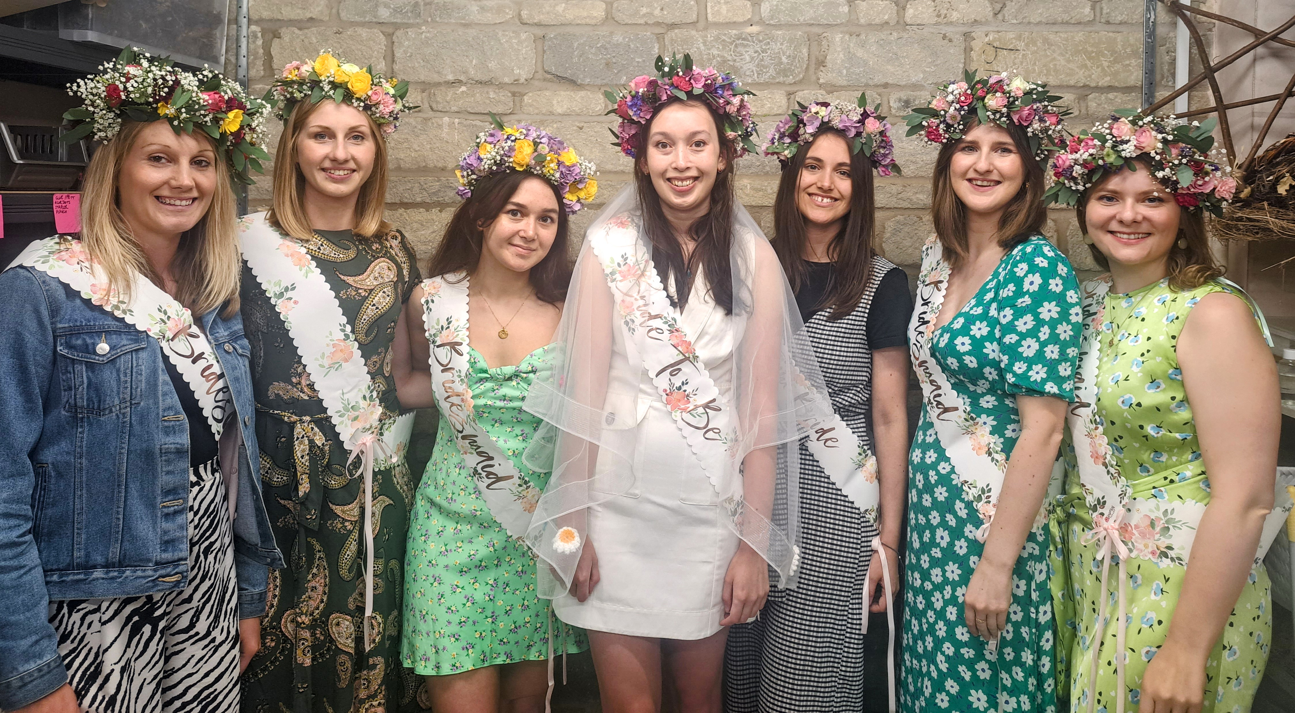 FLOWER CROWN WORKSHOPS for Hen Parties and Special Occasions