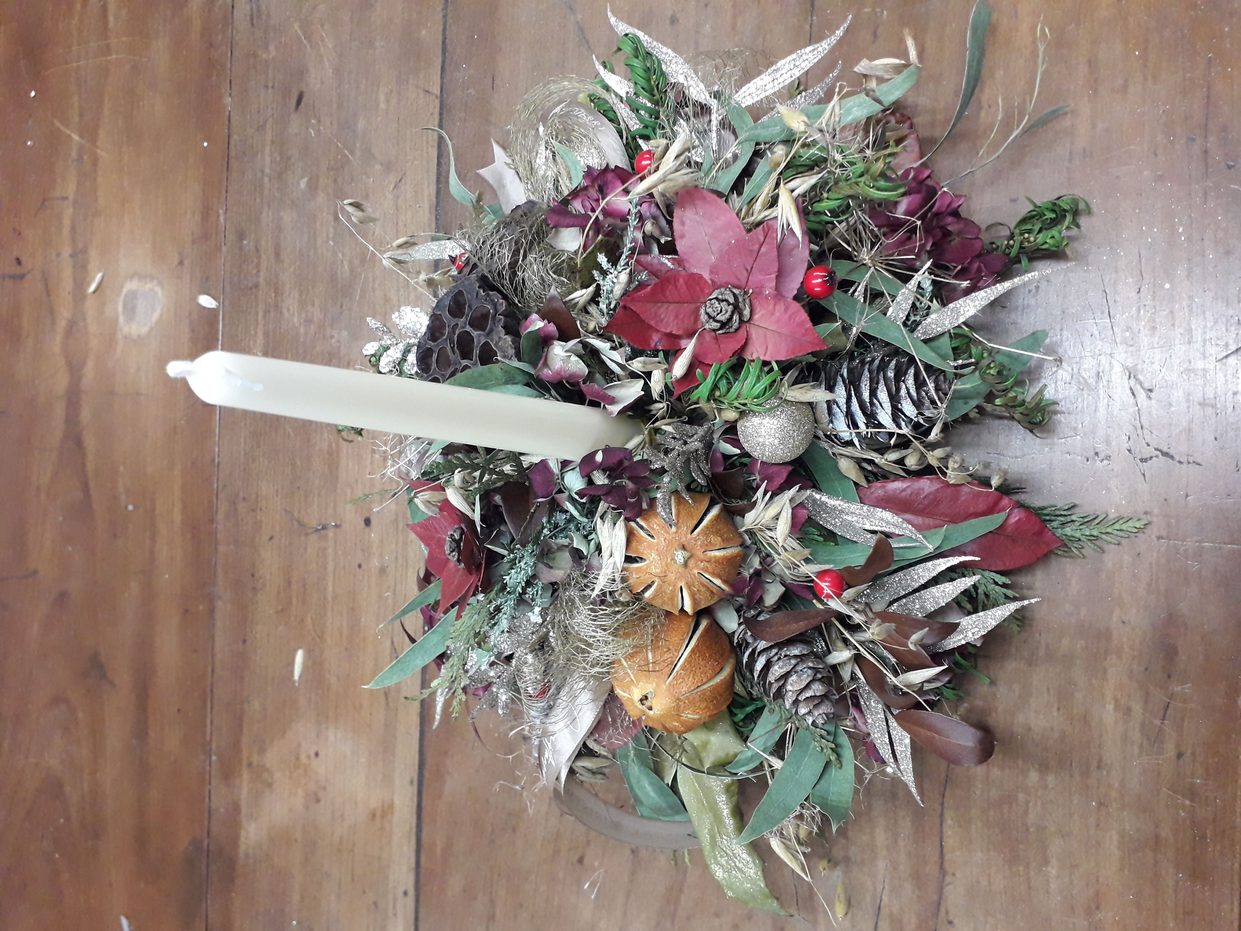 Christmas Table Centre Piece Workshop