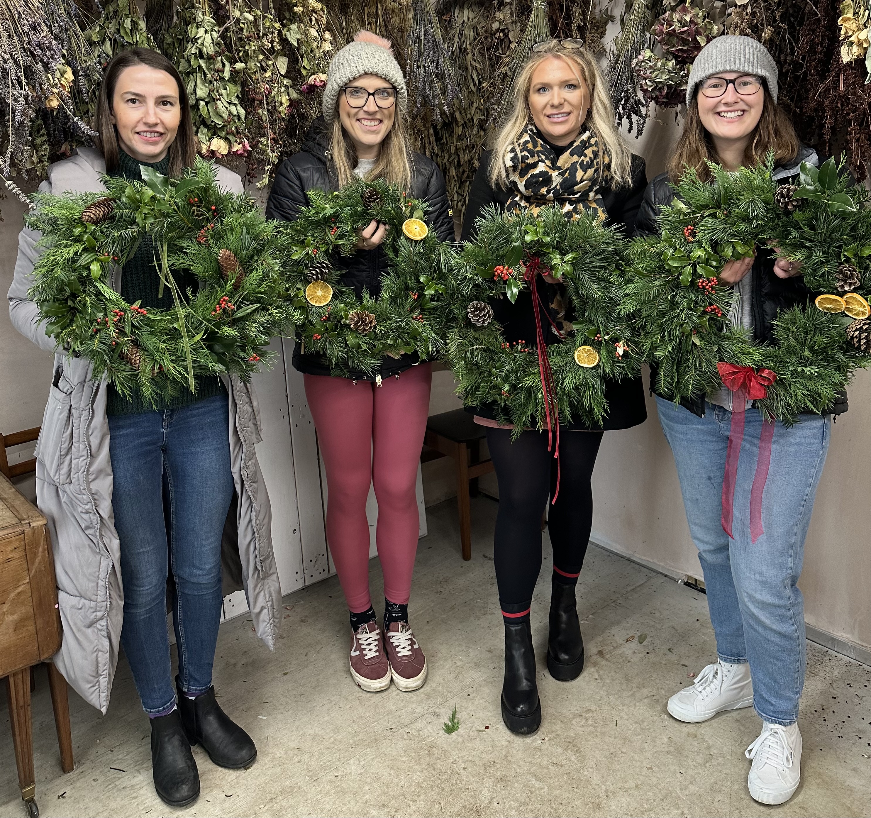 CHRISTMAS ARTISAN WREATH MAKING WORKSHOPS - Eco-friendly, creative and Fun!