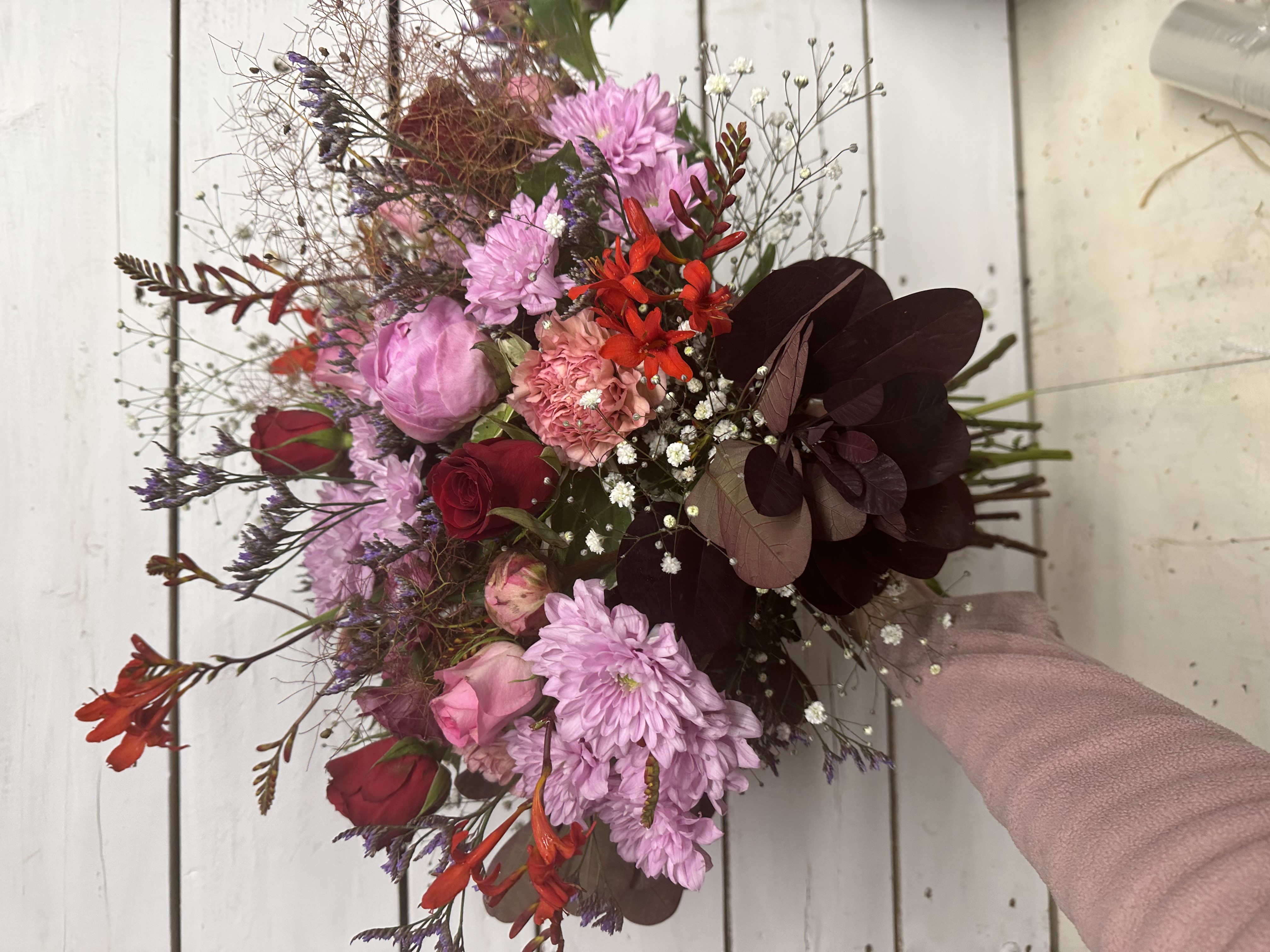 Seasonal Hand Tied Flower Bouquet PYO Workshop 