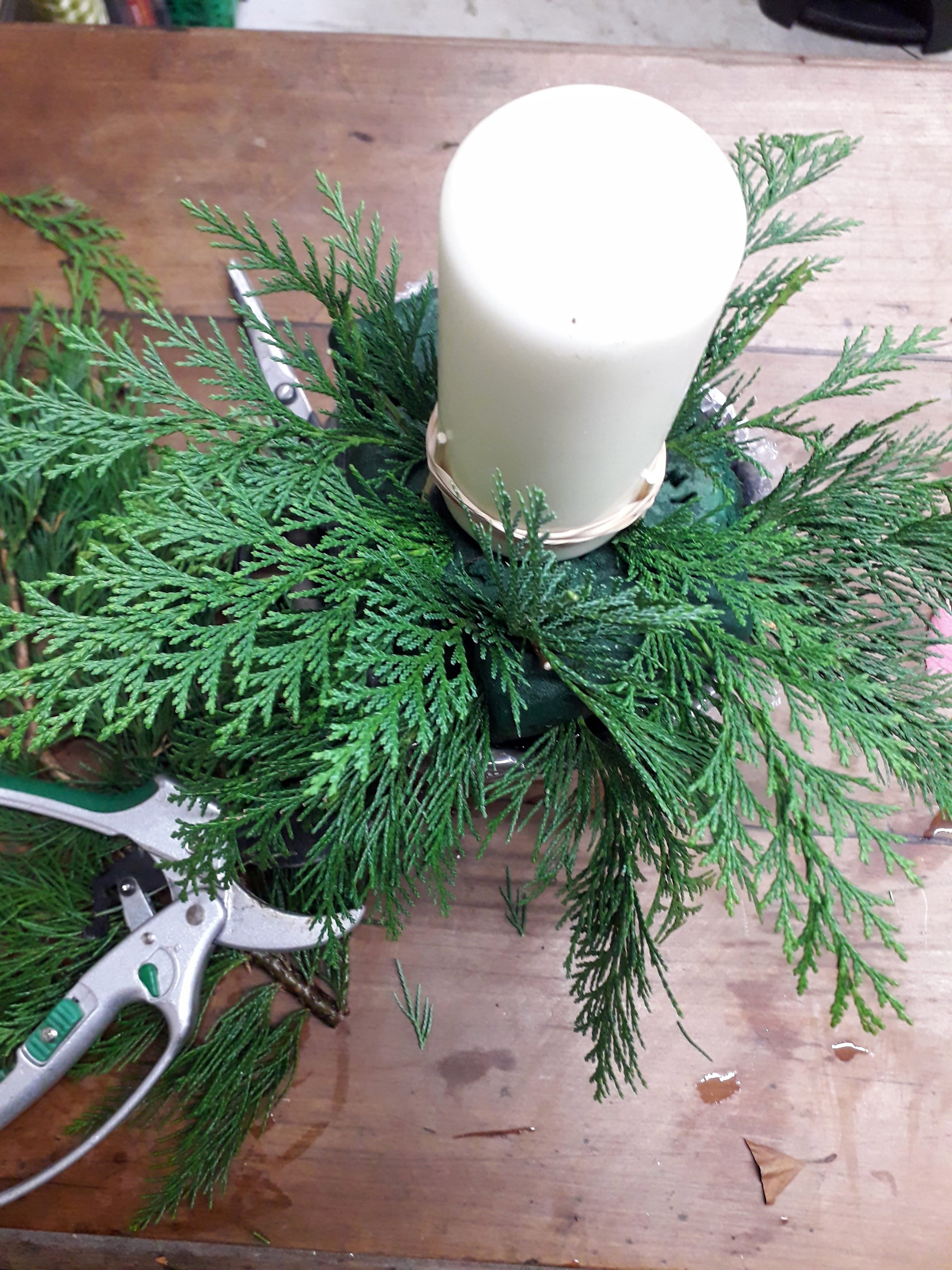 Christmas Table Centre Piece Workshop