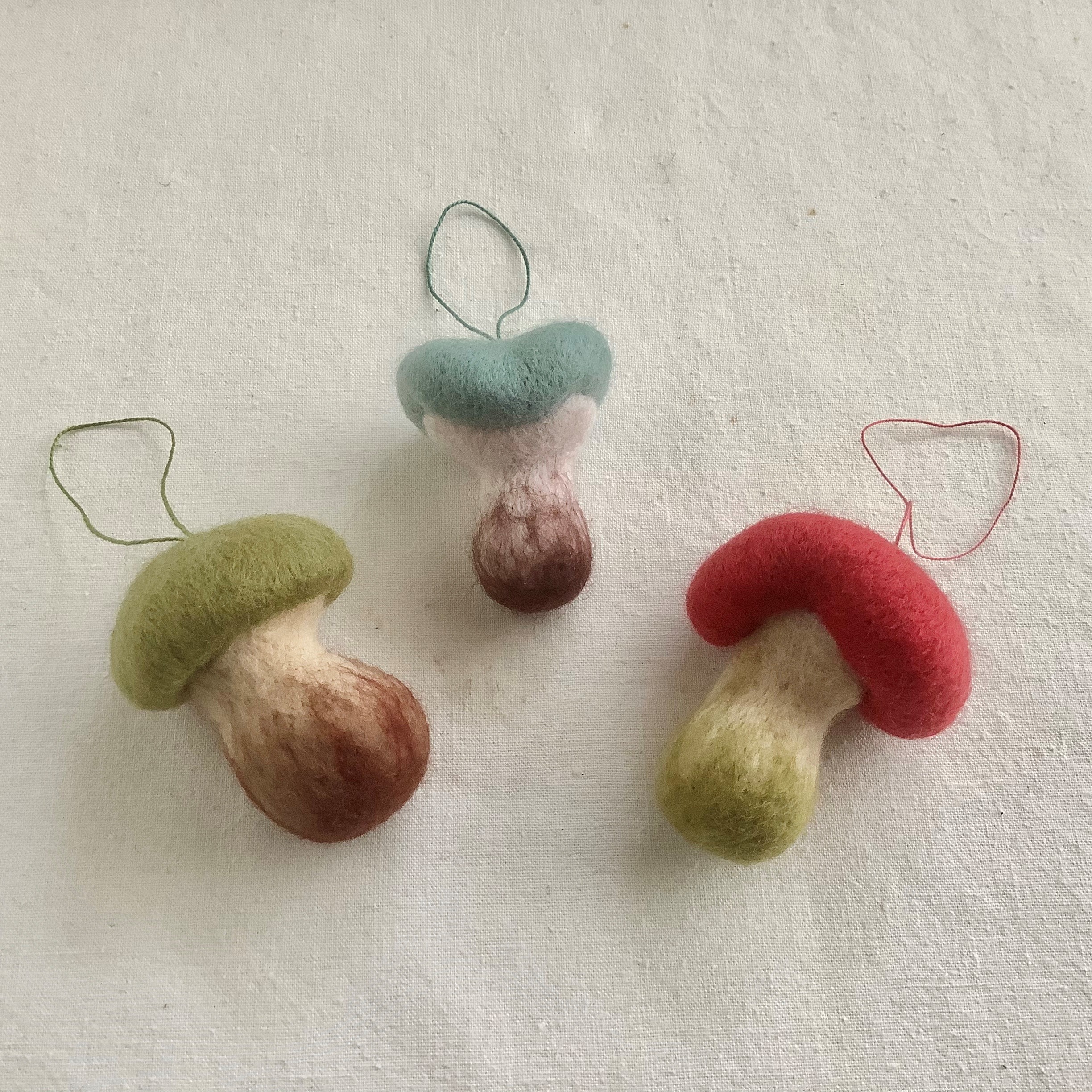 Needle-Felted Toadstools