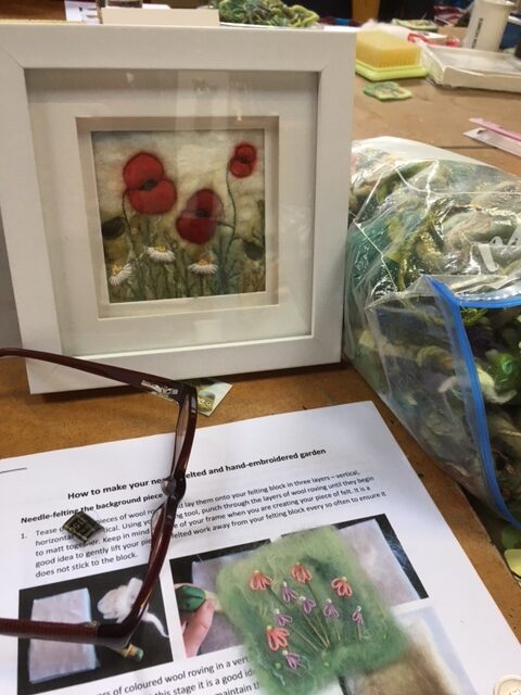 Needle Felted Landscapes