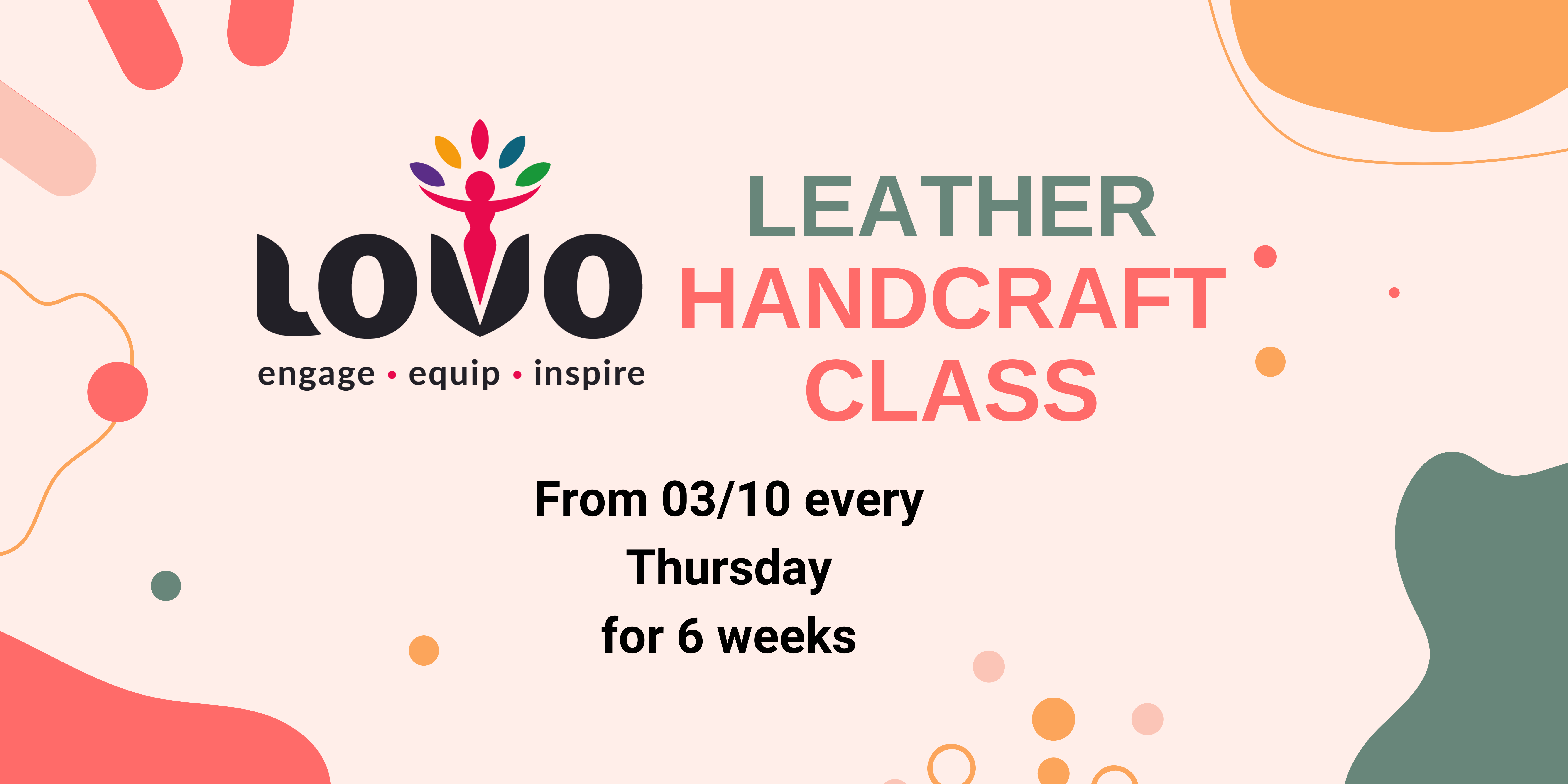 Leather Handcraft Class (women only)