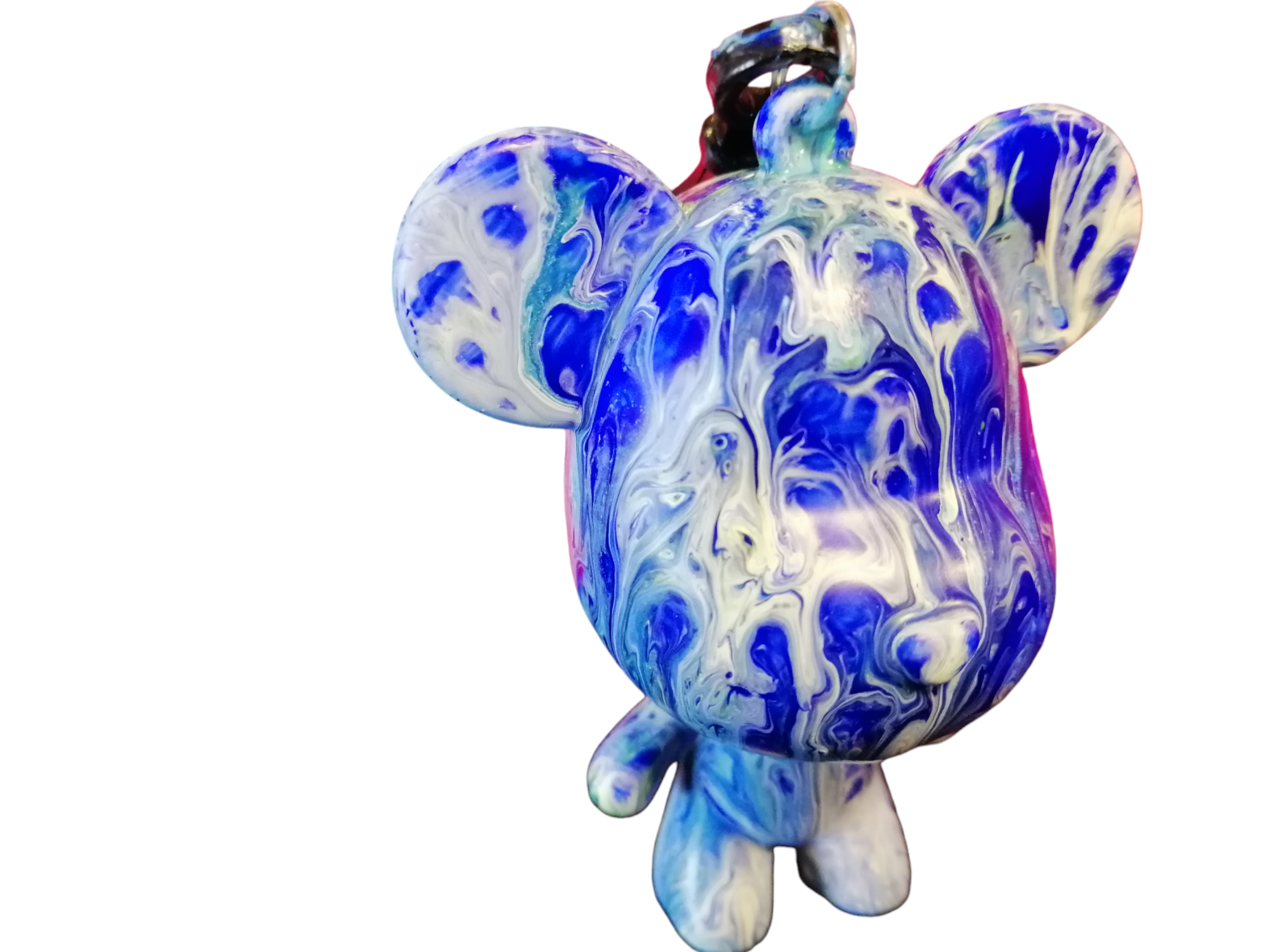 Paint Your Own Fluid Bear with Pouring Acrylic Box Matrials