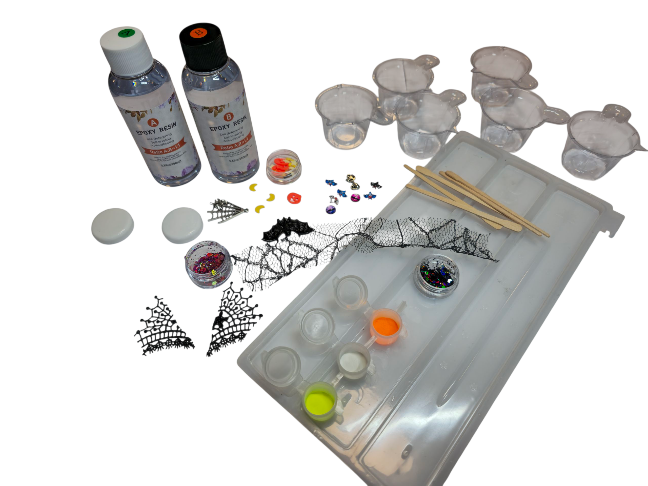 Halloween Incense burners in Resin On -Demand with materials 