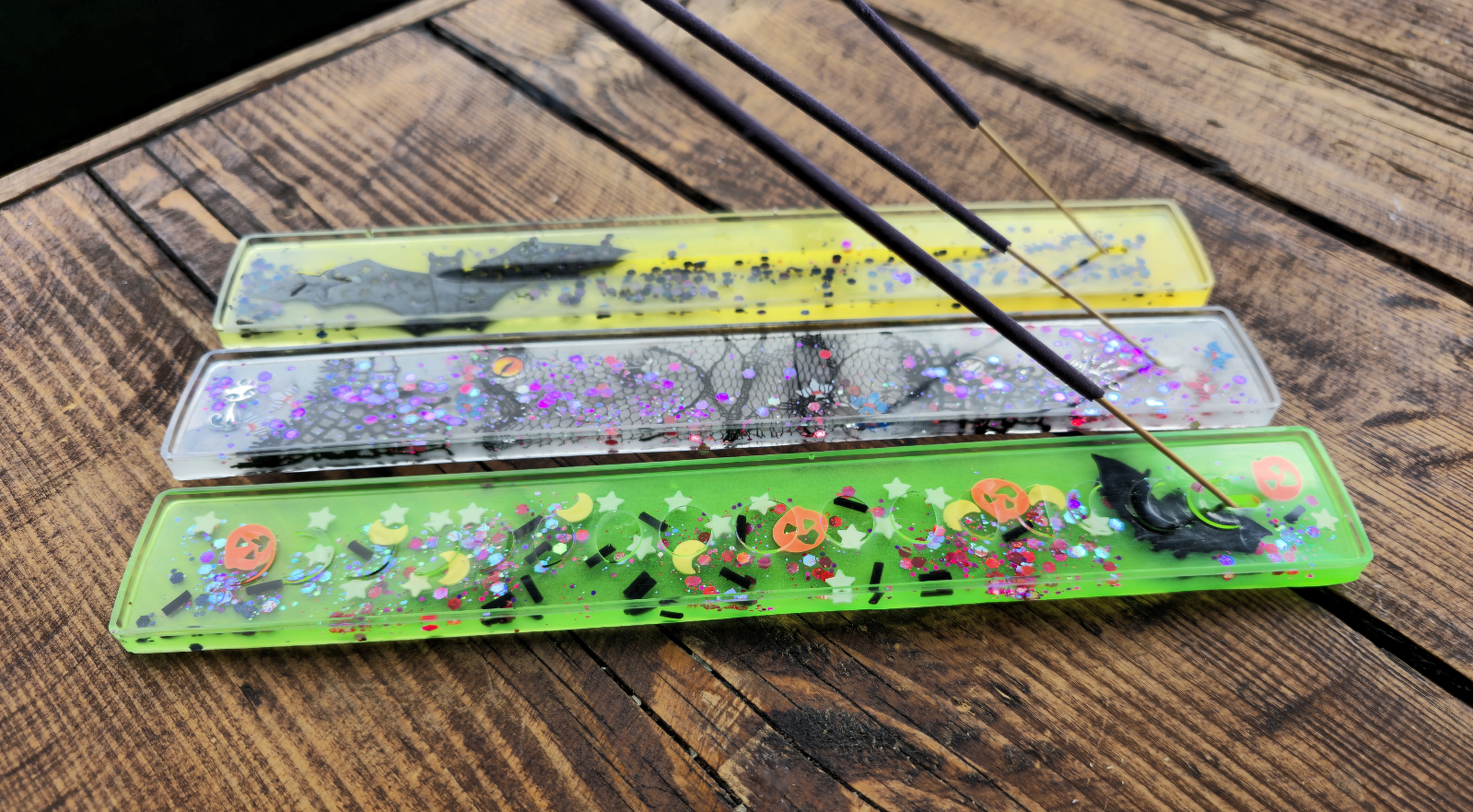 Halloween Incense burners in Resin On -Demand with materials 