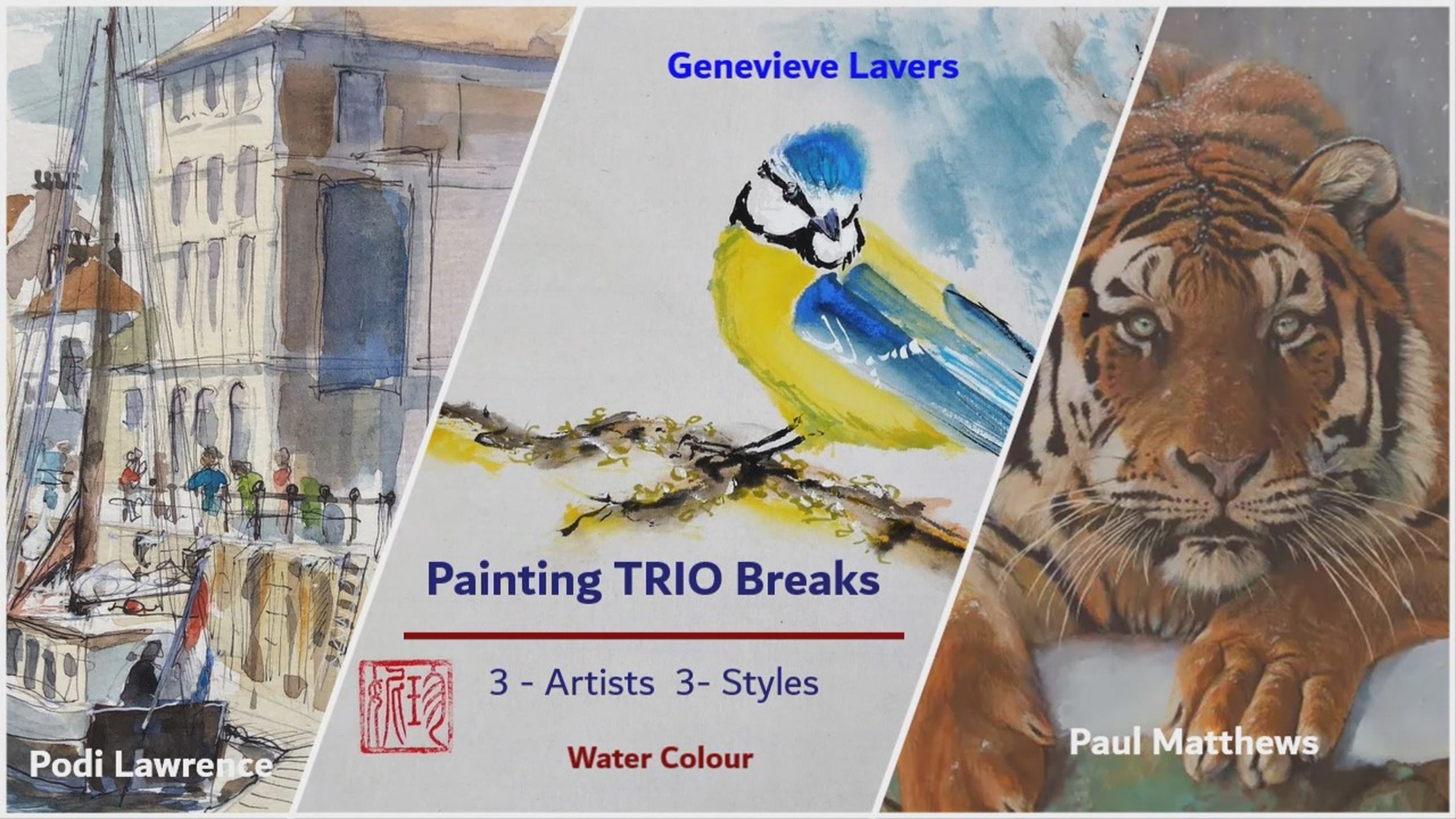 Watercolour TRIO Painting Break