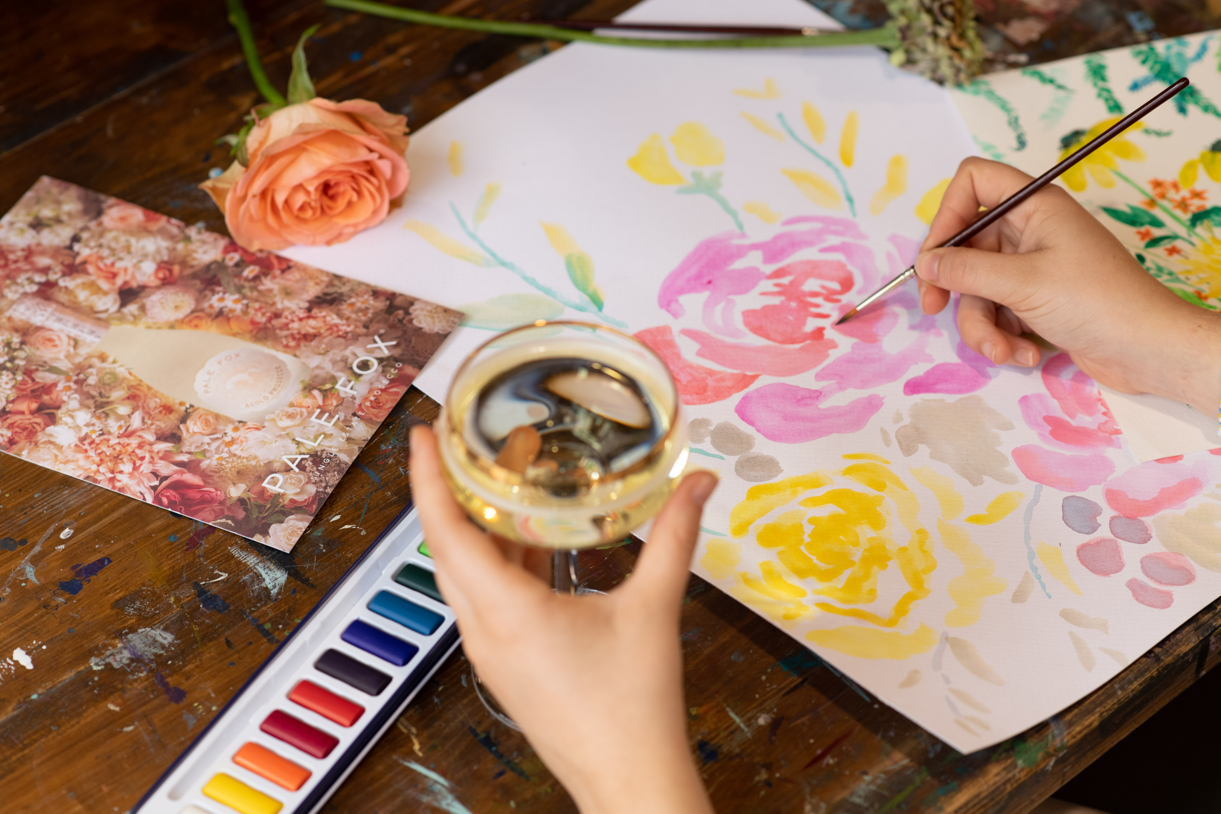 Fresh Florals in Watercolours: Painting Class