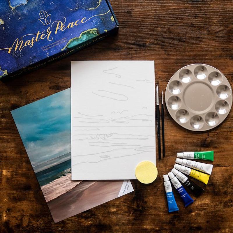 Devon Seascape Painting Kit