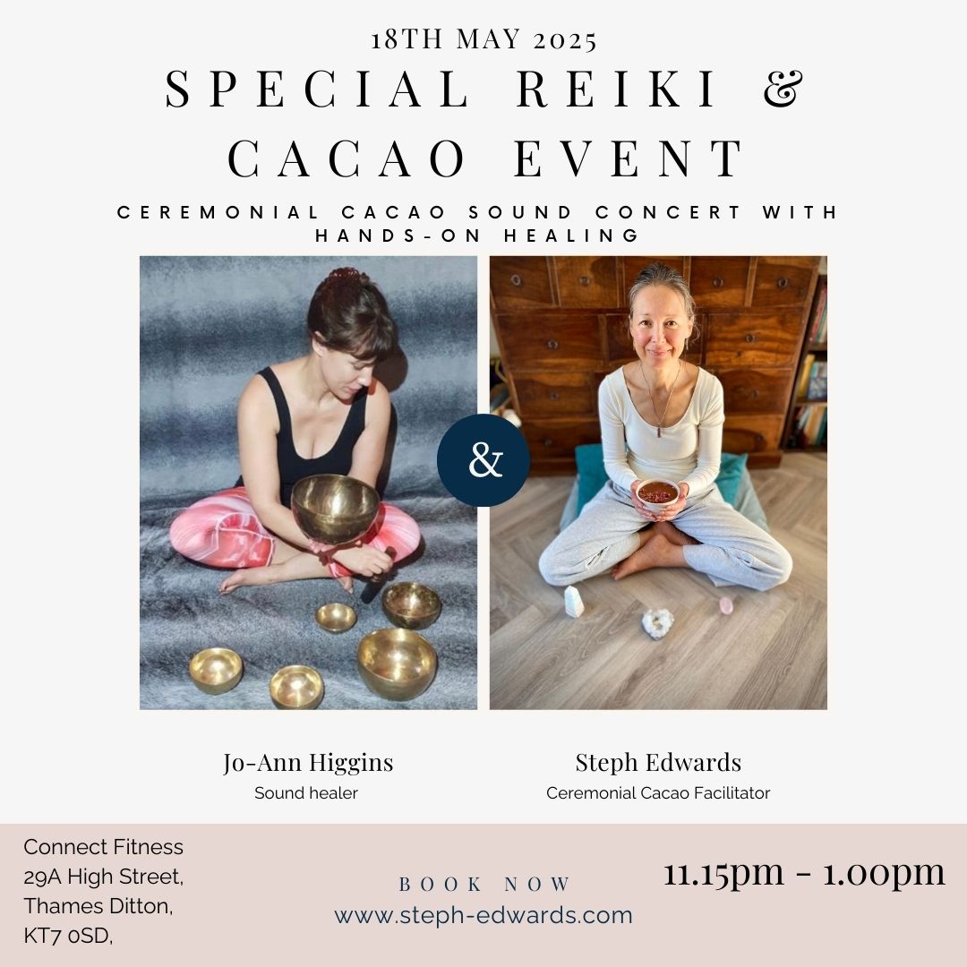 Monthly Ceremonial Cacao Energy Circle- Thames Ditton 