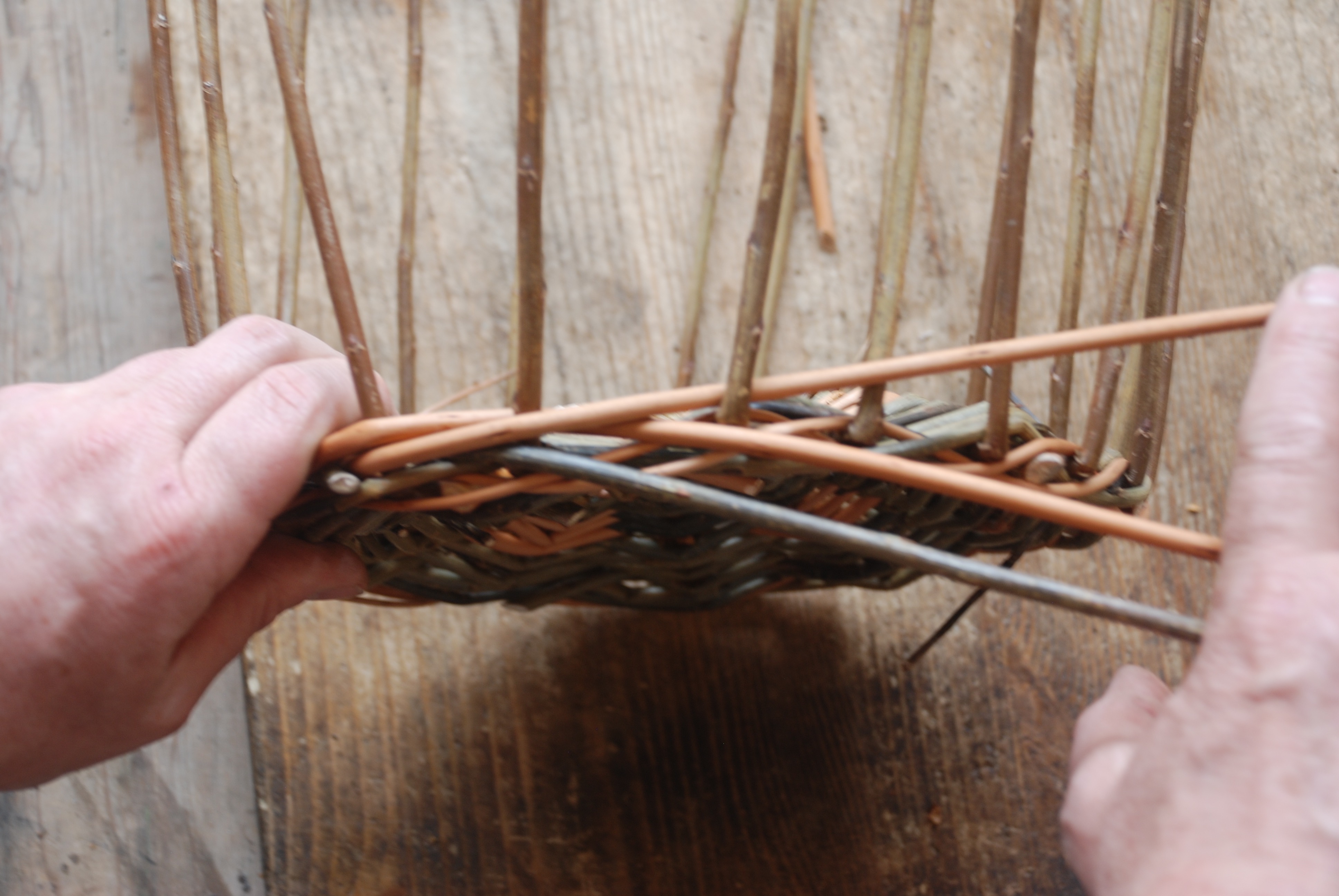 English Willow Basket Making for beginners. 