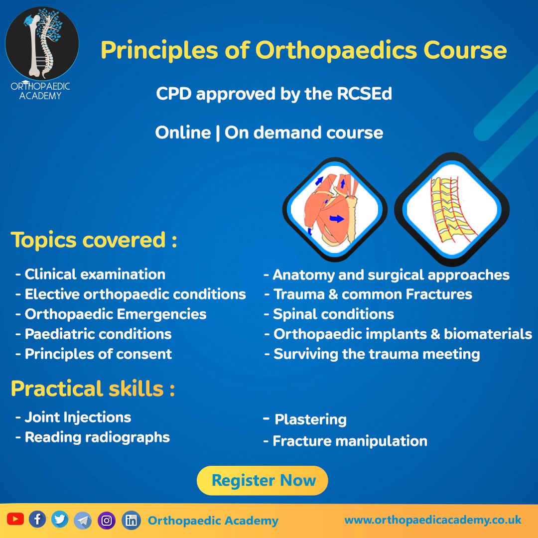 Principles of Orthopaedics