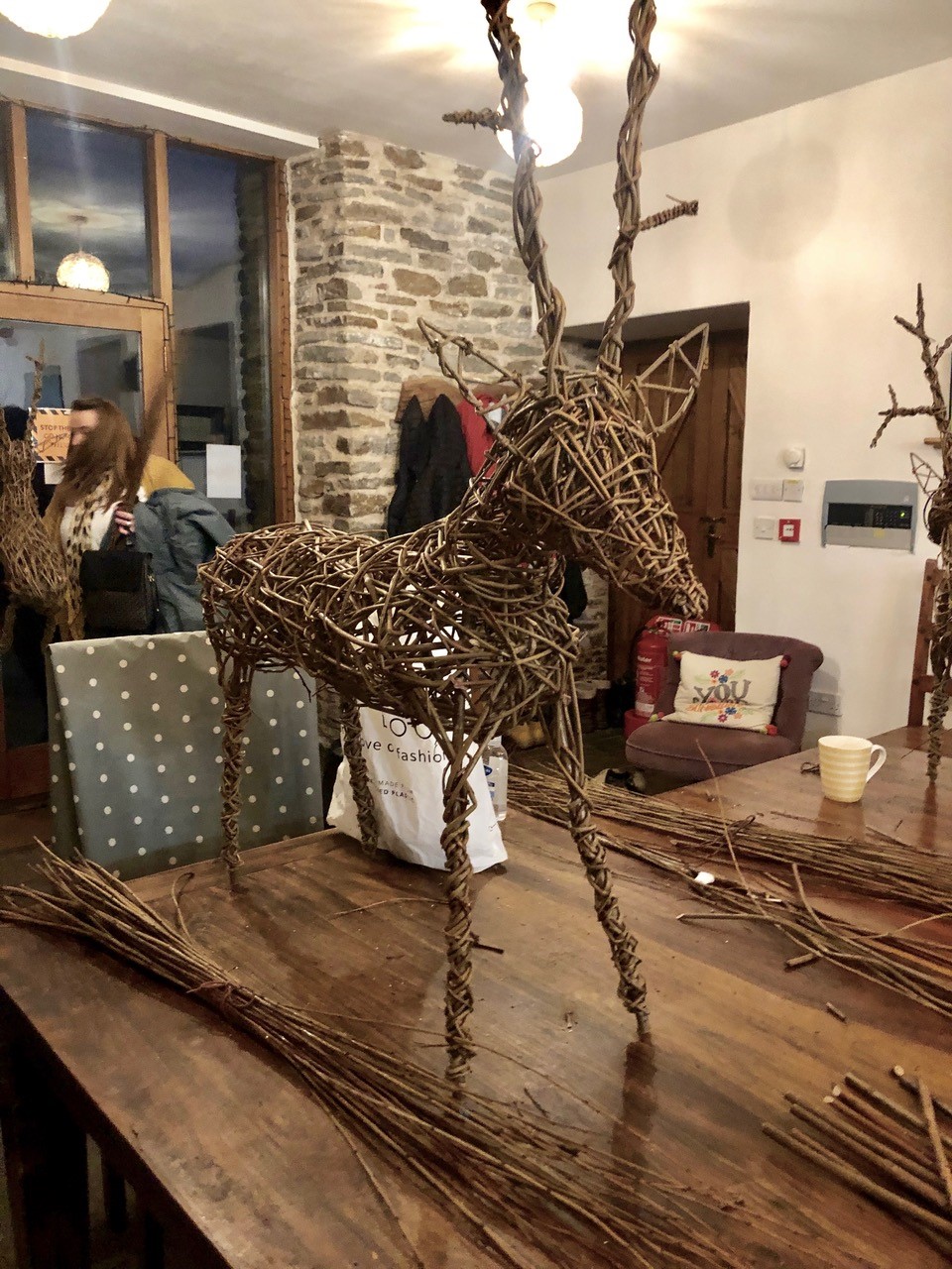 Willow reindeer workshop with Mel Bastier