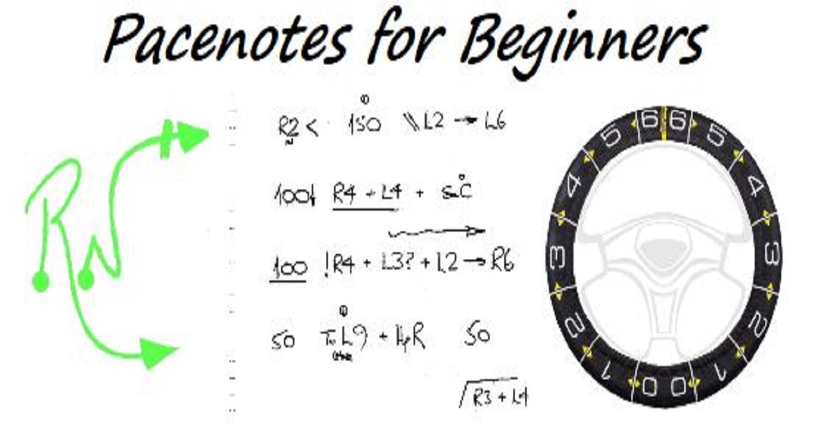 Rally Pacenote Writing for Beginners