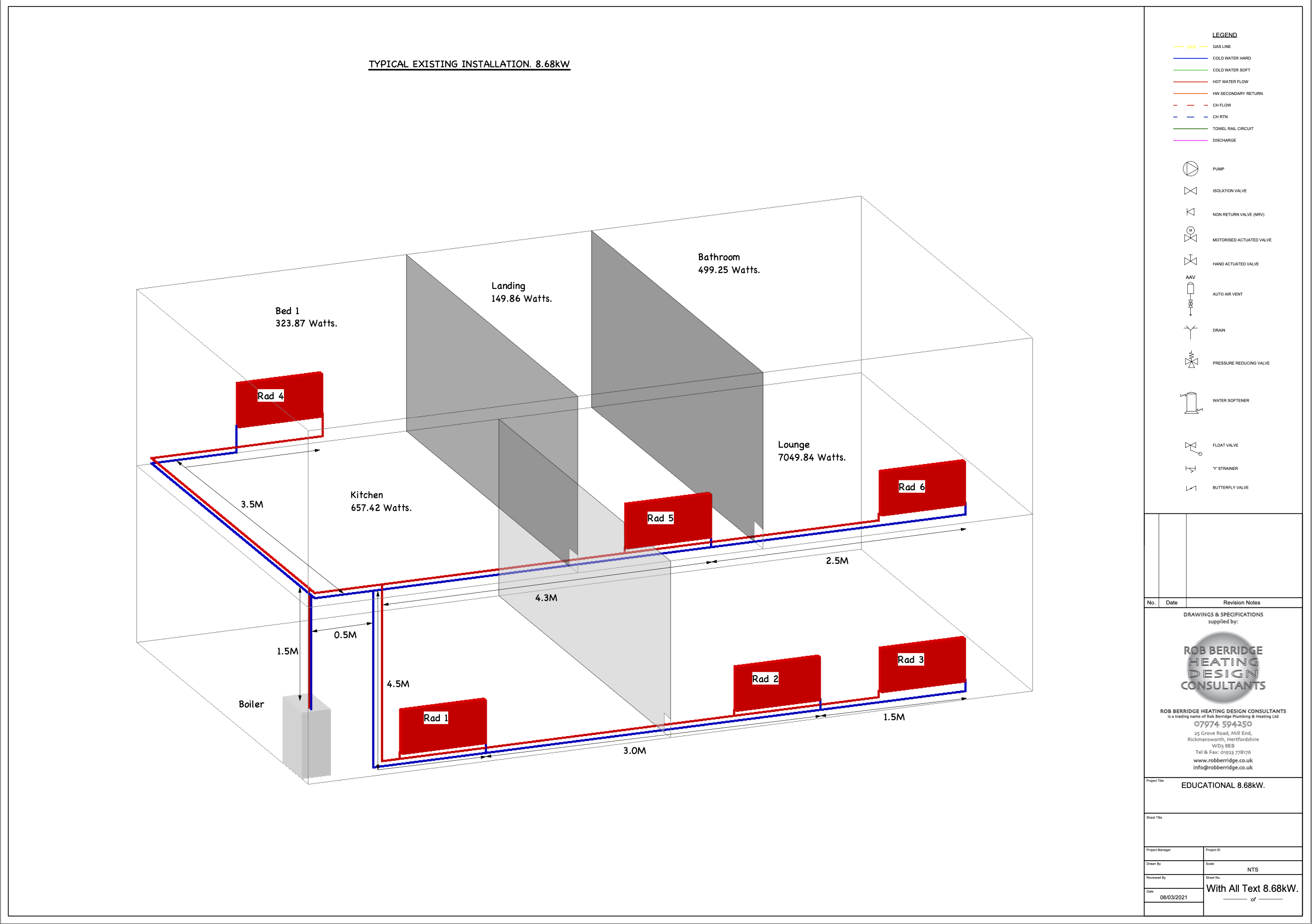 Heat Loss & Hydronics, Wrotham Heath, Kent.