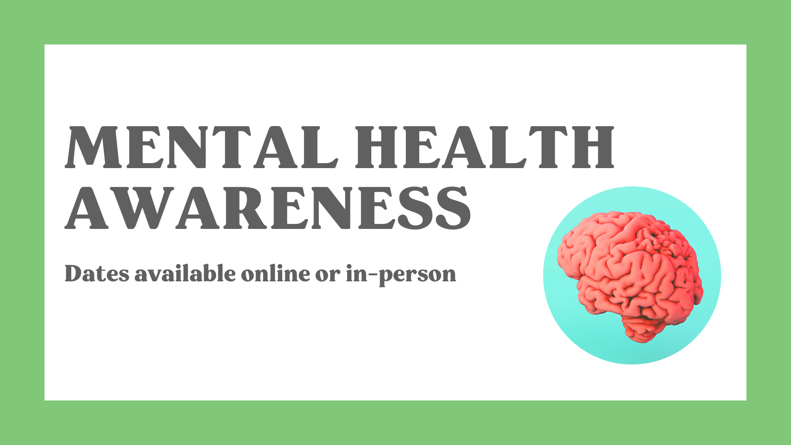 Mental Health Awareness