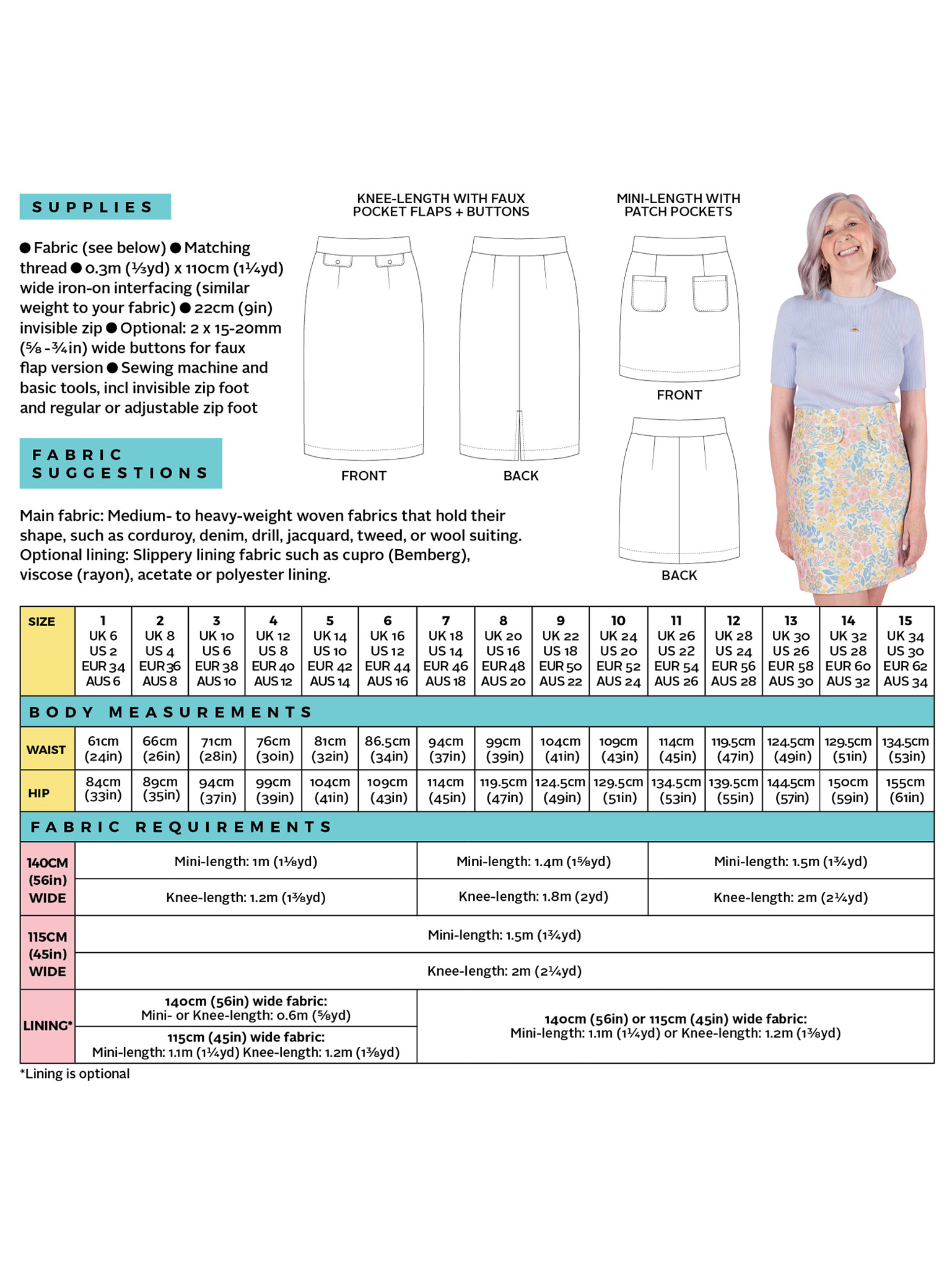 Sew a skirt in a day - Ramona 