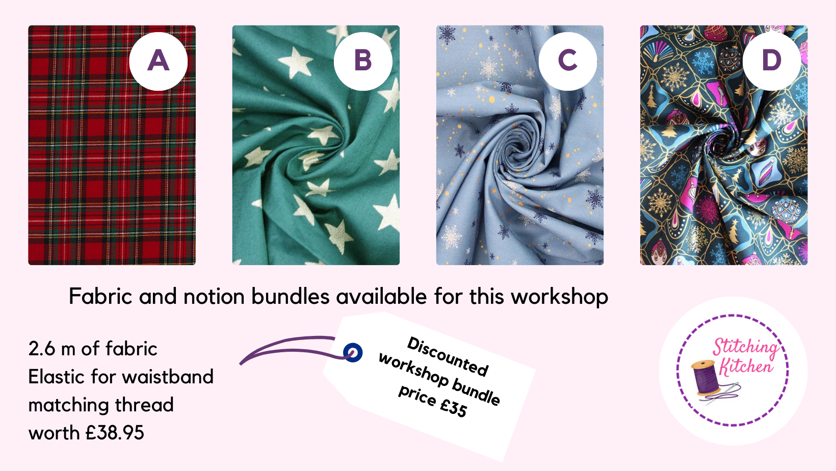 Sewing Workshop - Beginners - PJ Bottoms 