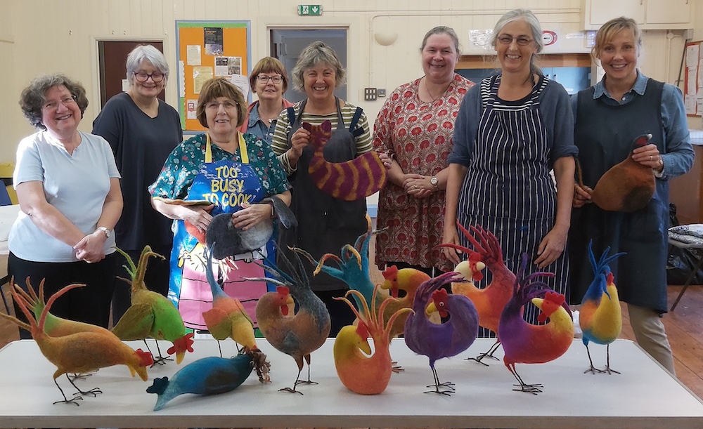 Wet Felt Birds with Karen Lane