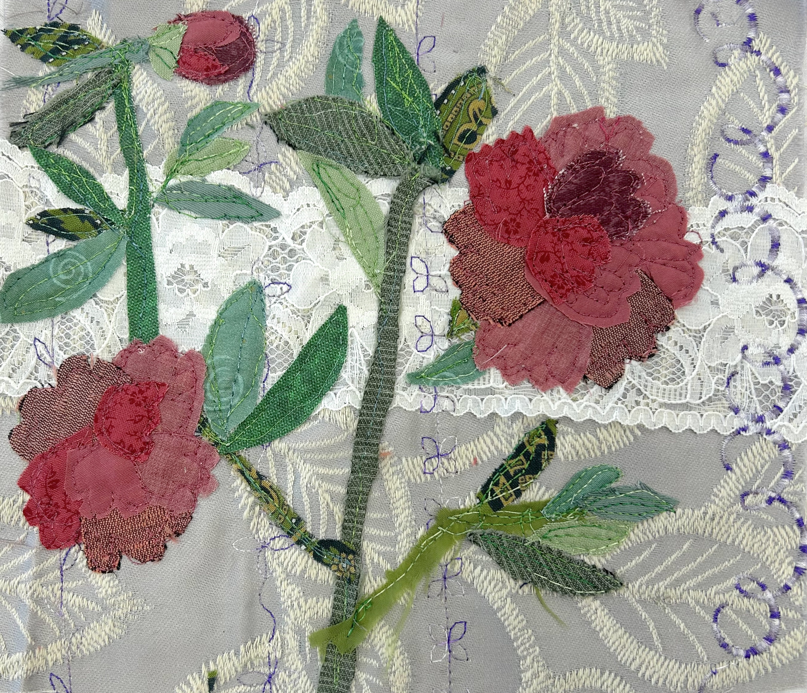 Floral Free-Motion Applique