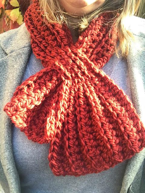 Crochet a Stay Put Scarf