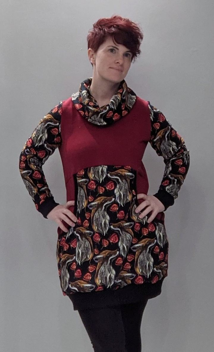 Sweatshirt Dress - Sewing with Stretch with Lindsey