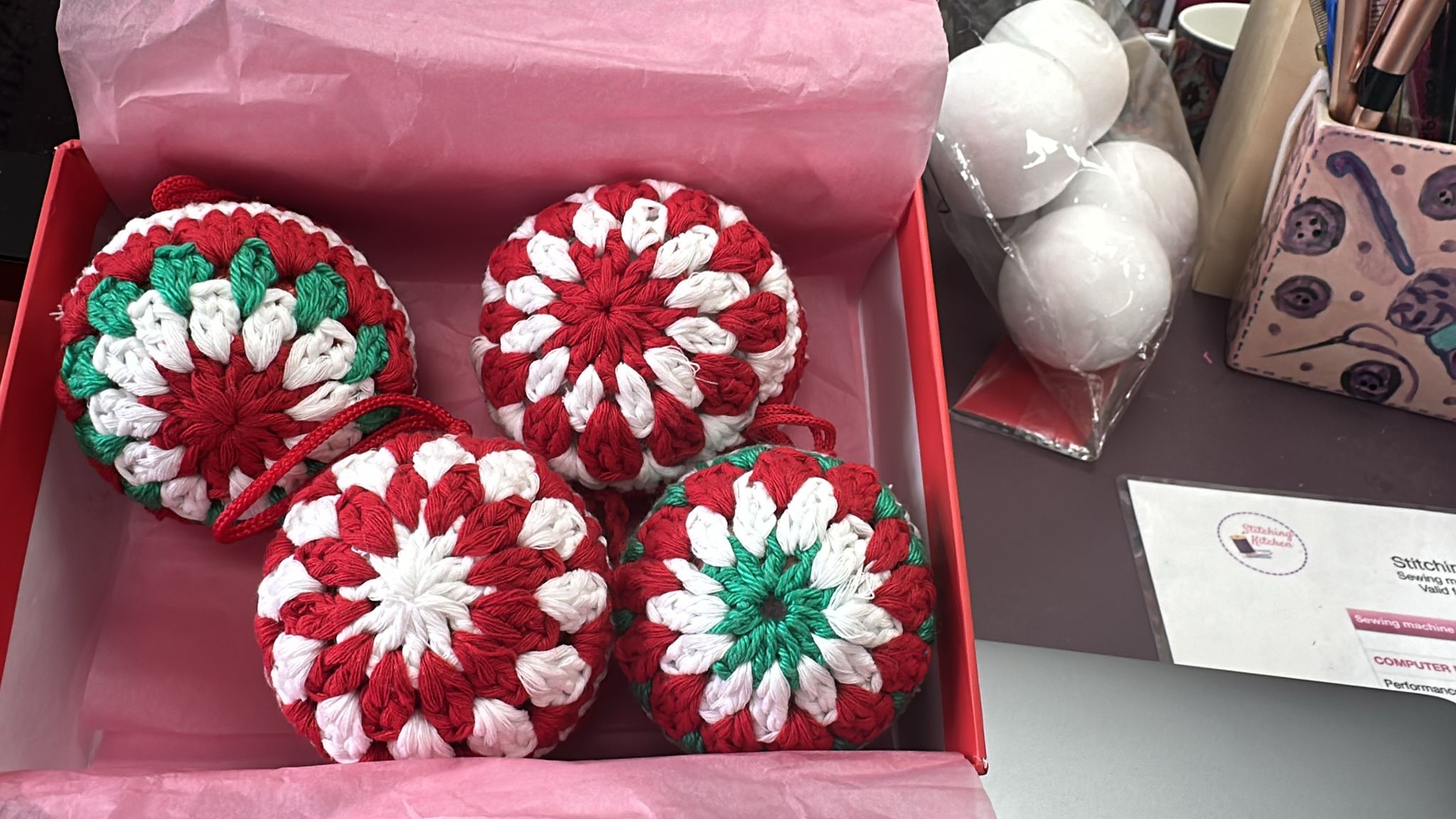 Crochet - Christmas Crochet Bauble