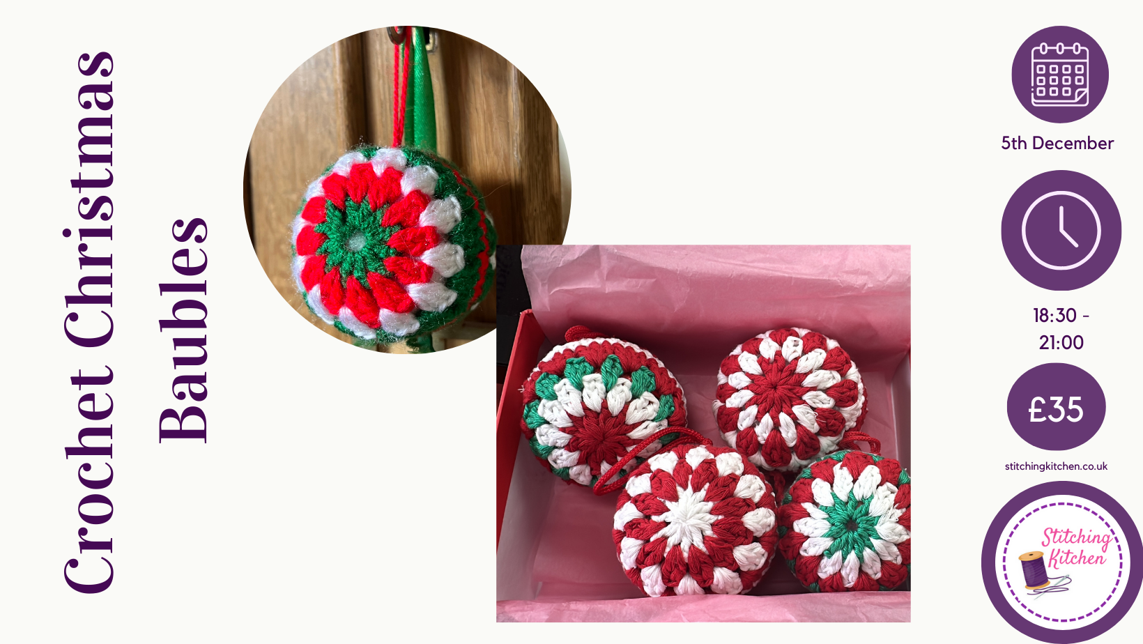 Crochet - Christmas Crochet Bauble