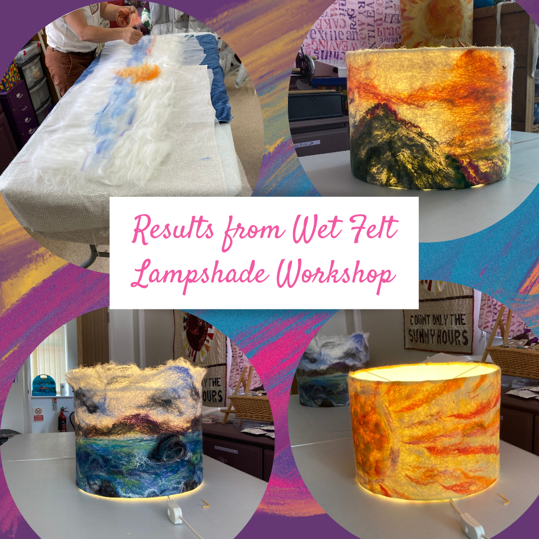 Wet Felt Lampshade Workshop - 2 Part Days