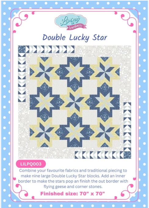 Double Lucky Star Quilt - Patchwork & Quilting for Beginners