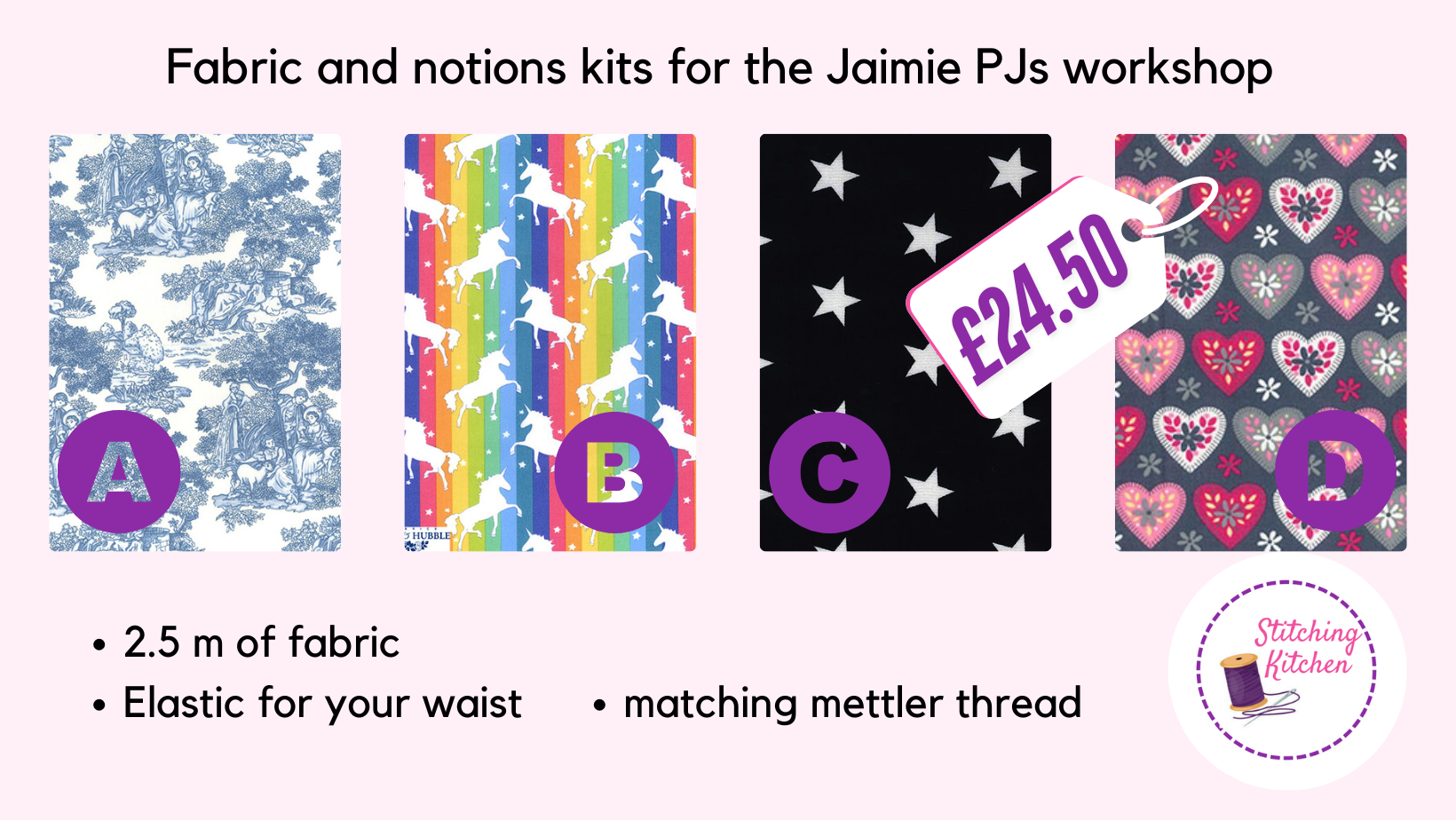 Sewing Workshop - Beginners - PJ Bottoms 