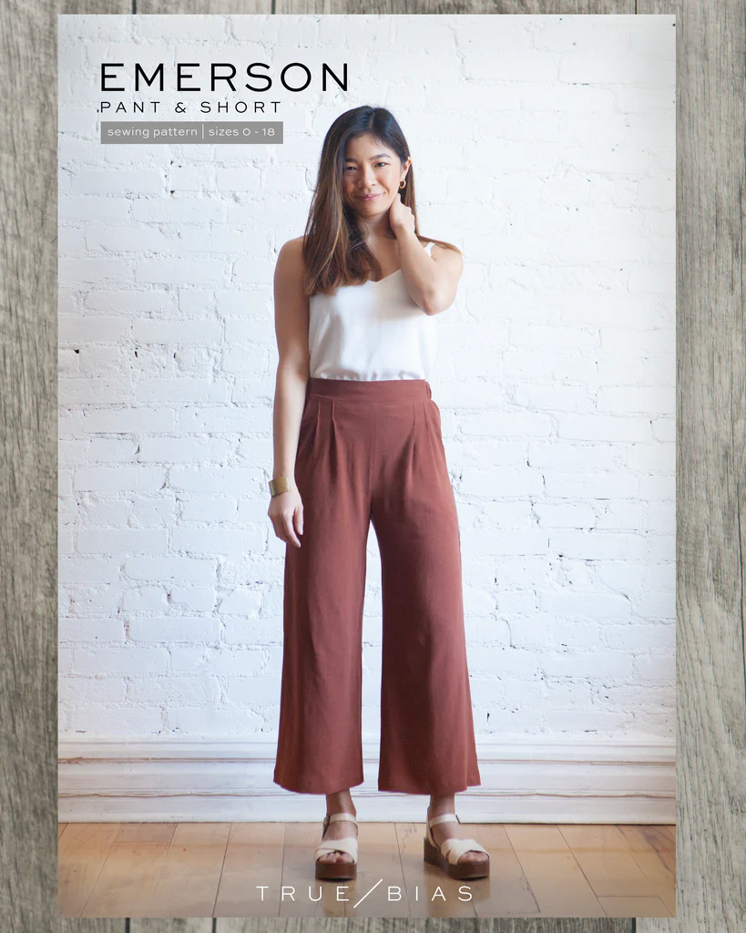 Learn to fit Trousers to your body using the Emerson Trousers by True Bias