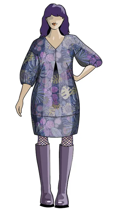 Dress in a Day - Tulip Dress by Sew Different