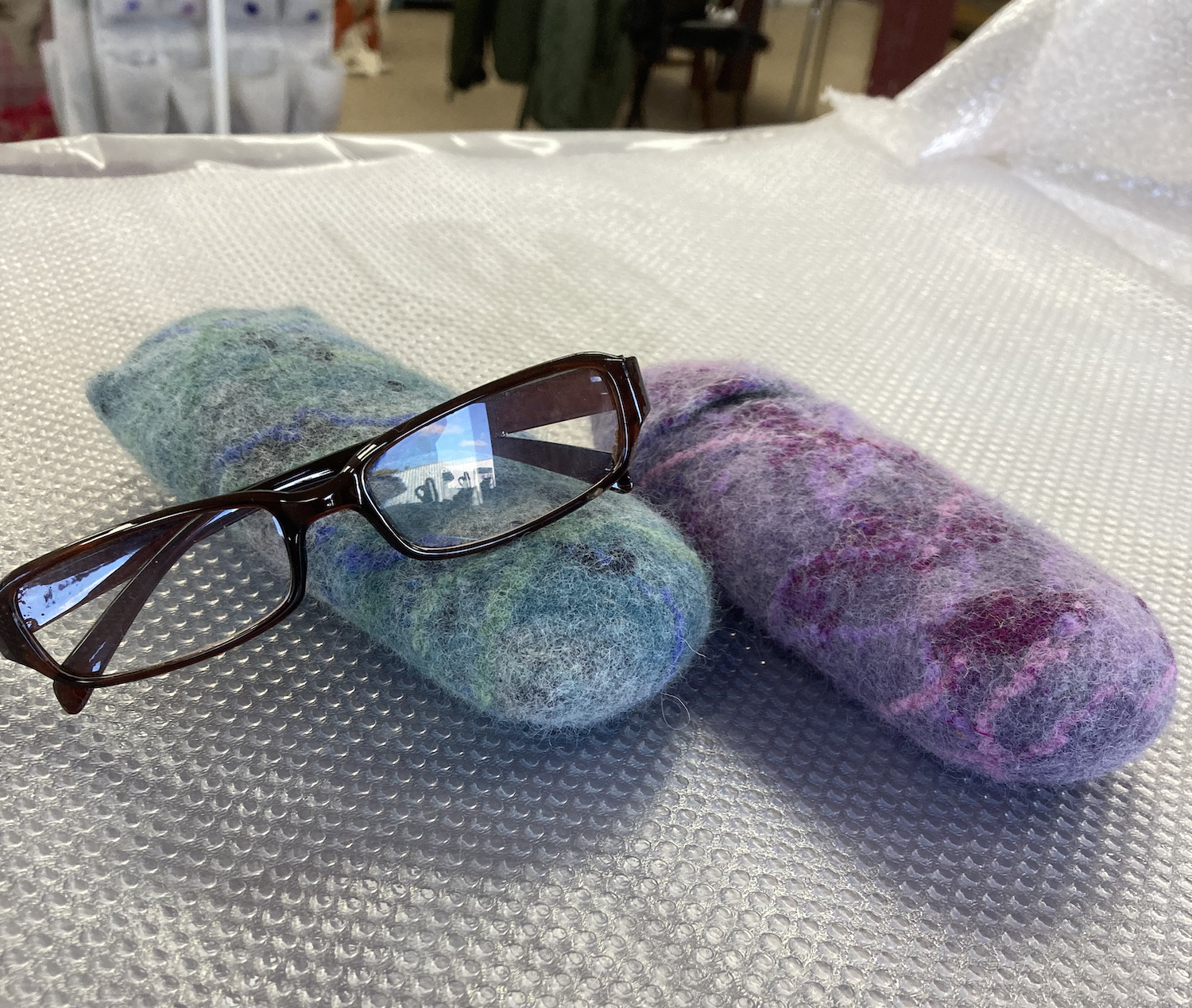 Wet Felt a Glasses case