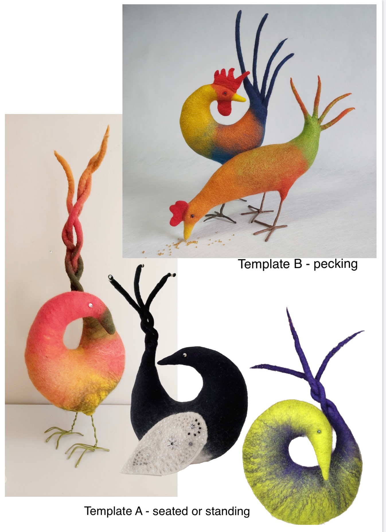 Wet Felt Birds with Karen Lane