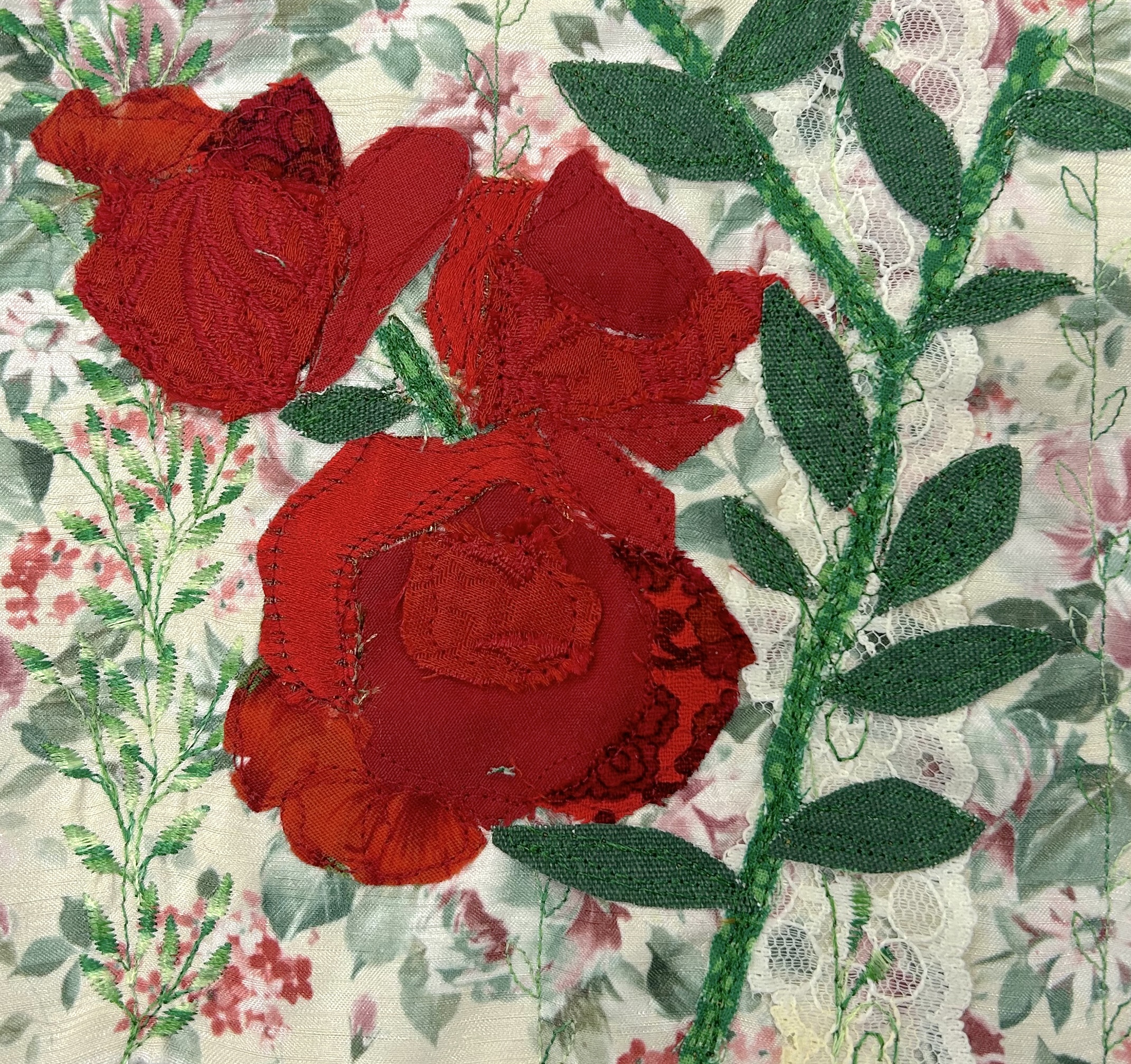 Floral Free-Motion Applique