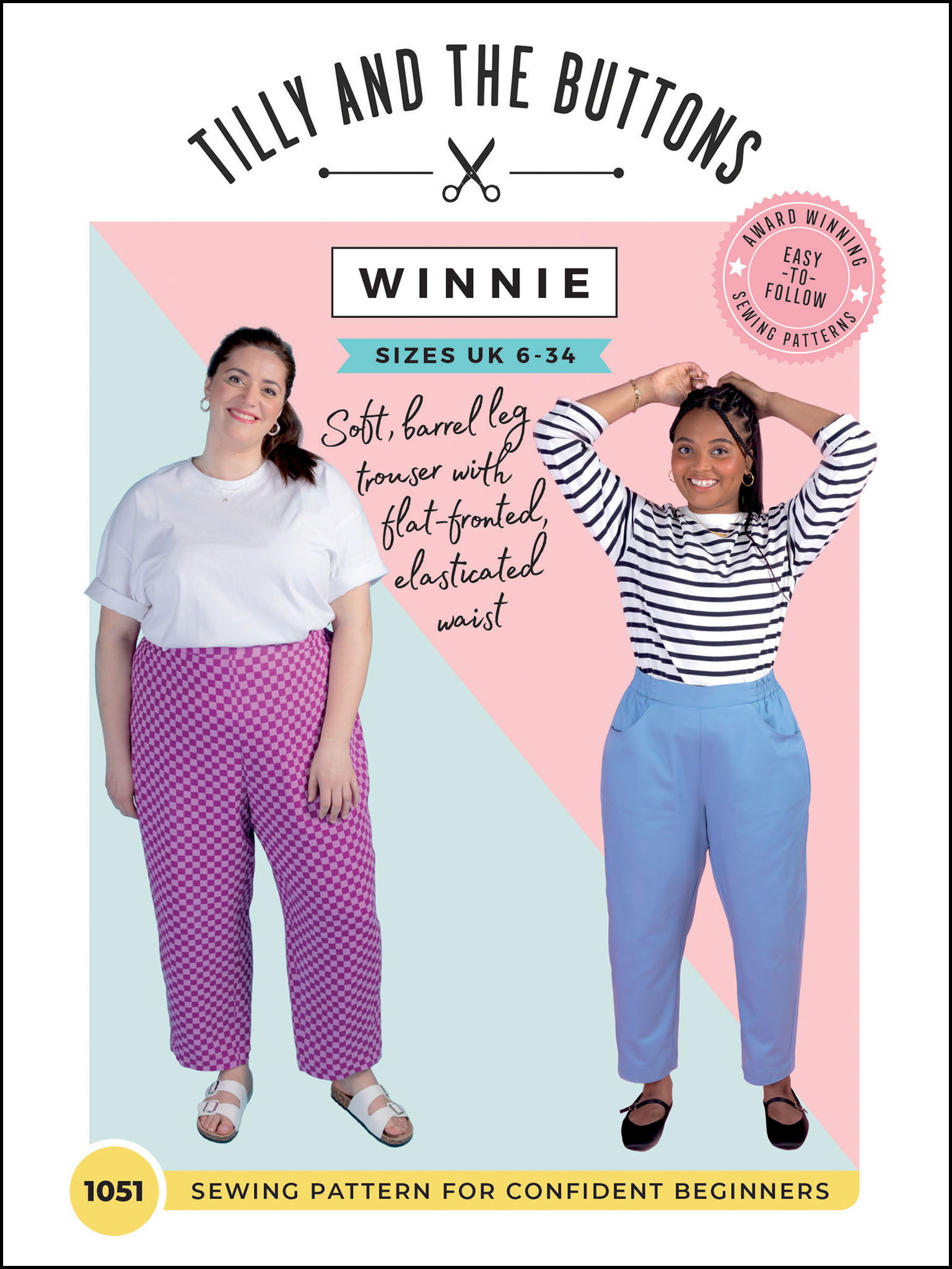 Learn to fit Trousers to your body using the Winnie Trousers by Tilly and the Buttons