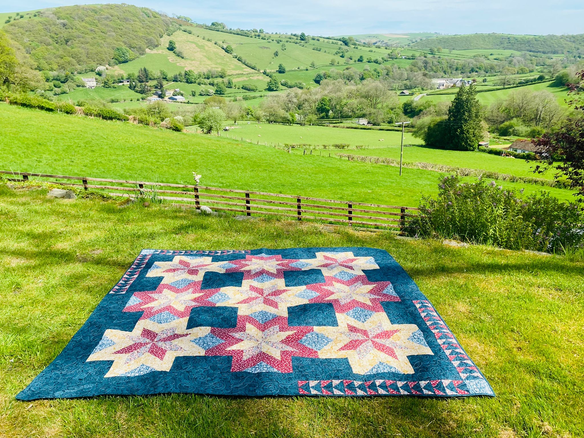 Double Lucky Star Quilt - Patchwork & Quilting for Beginners