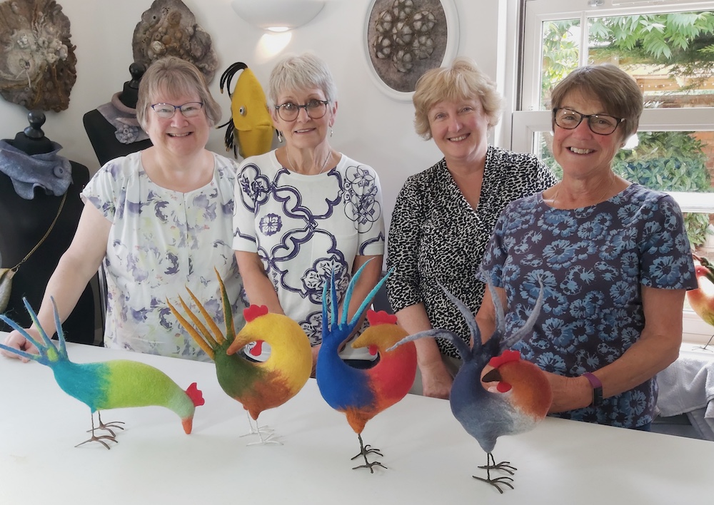 Wet Felt Birds with Karen Lane