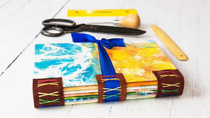 Online bookbinding and printing course with kit