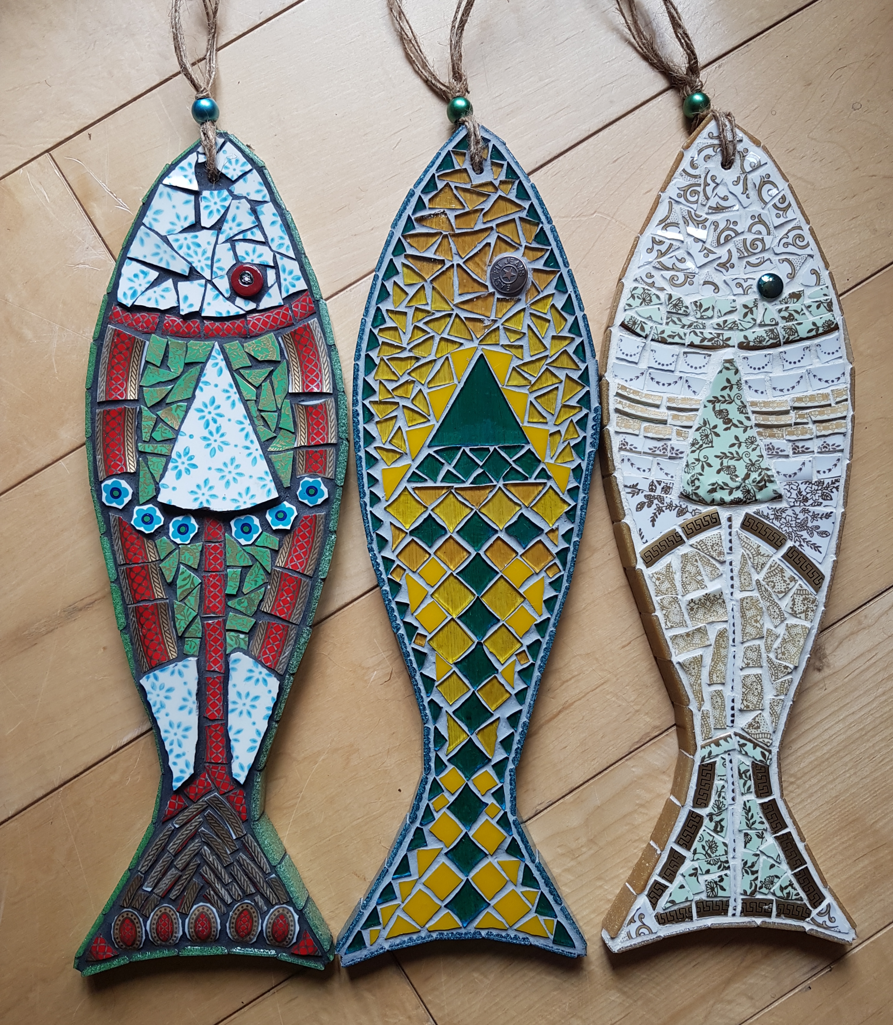 Intermediate level mosaic making workshop with Mossy Mosaic