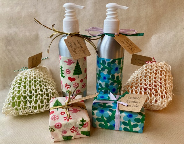 Festive soap and skincare: learn how to make an organic soap and Vitamin C body cream gift set