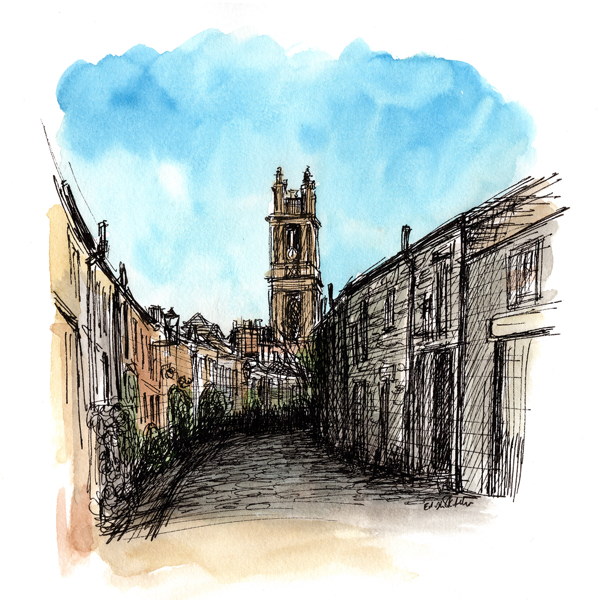 City centre sketching tours with the Edinburgh Sketcher