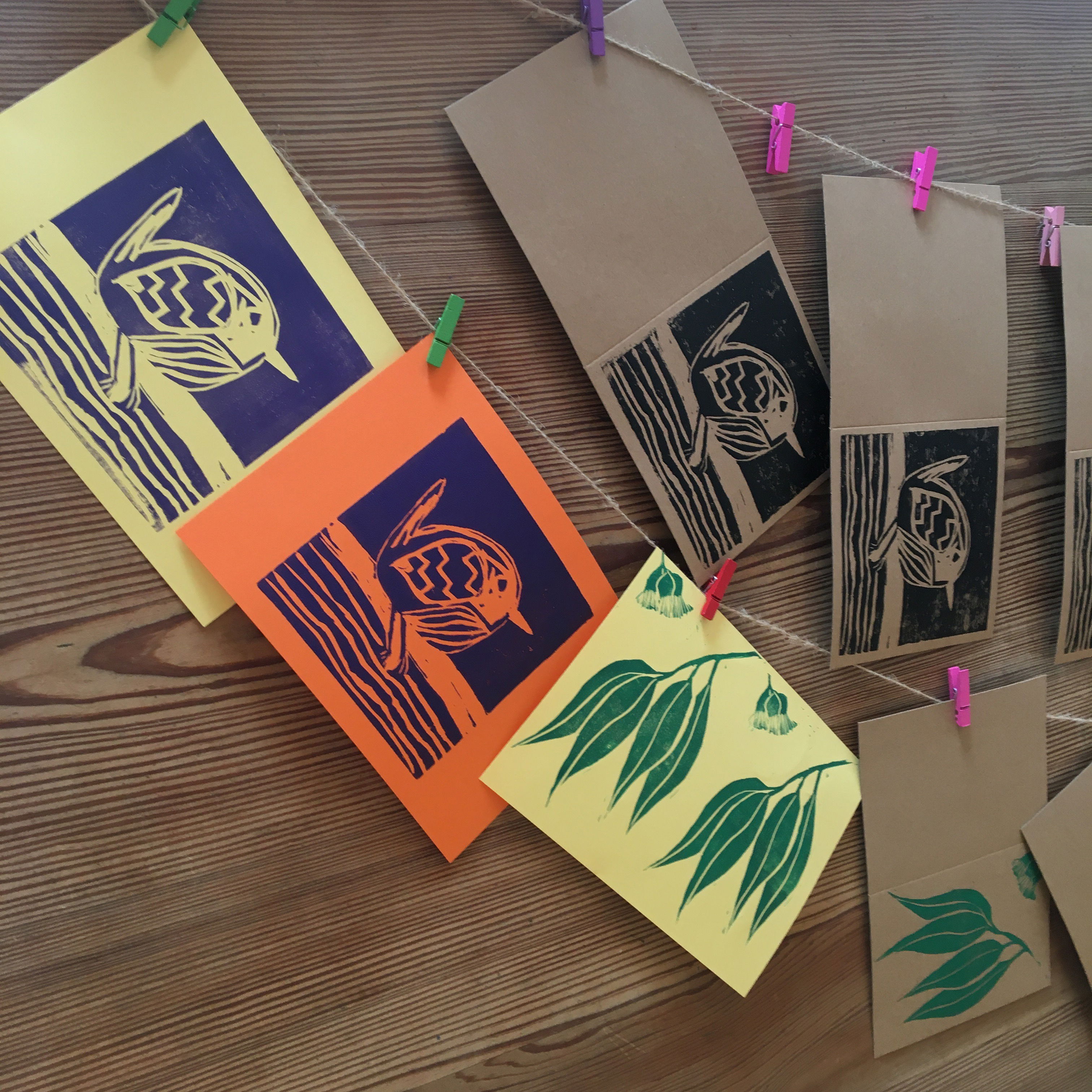 Introduction to lino printing onto paper