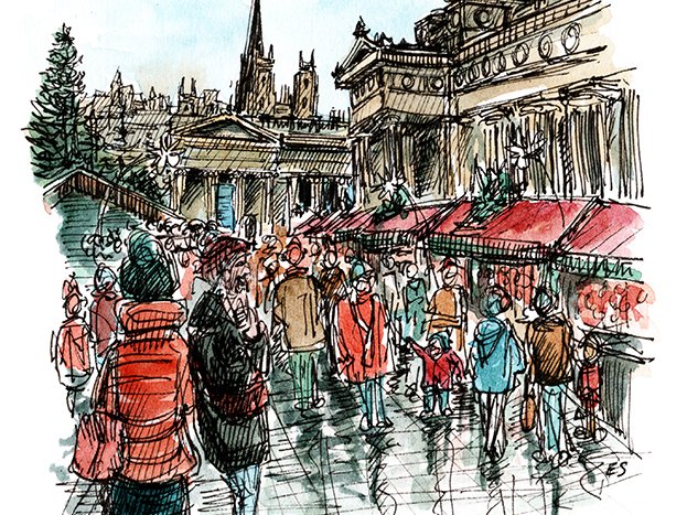 One-to-one sketching tour with the Edinburgh Sketcher