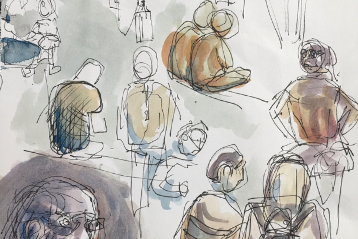 Sketching tour with the Edinburgh Sketcher | private class for up to 10