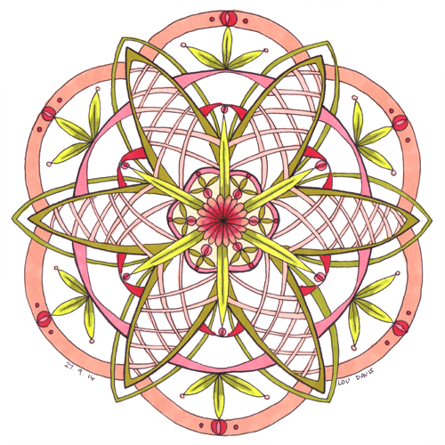 Draw calming mandalas