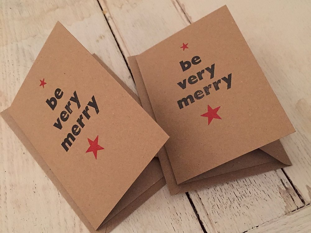 Print your own letterpress greetings cards using a vintage letterpress 